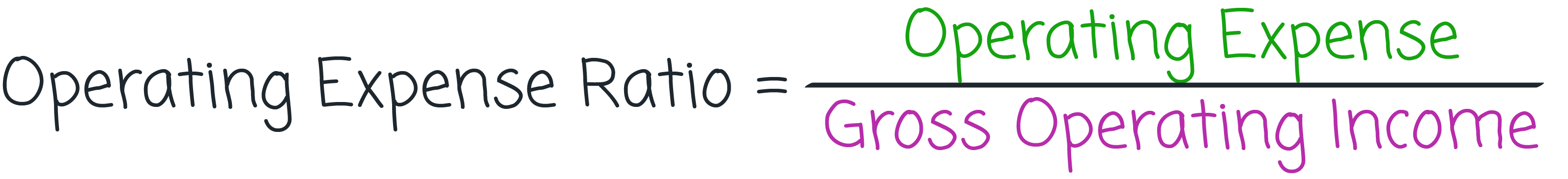 non operating expenses formula